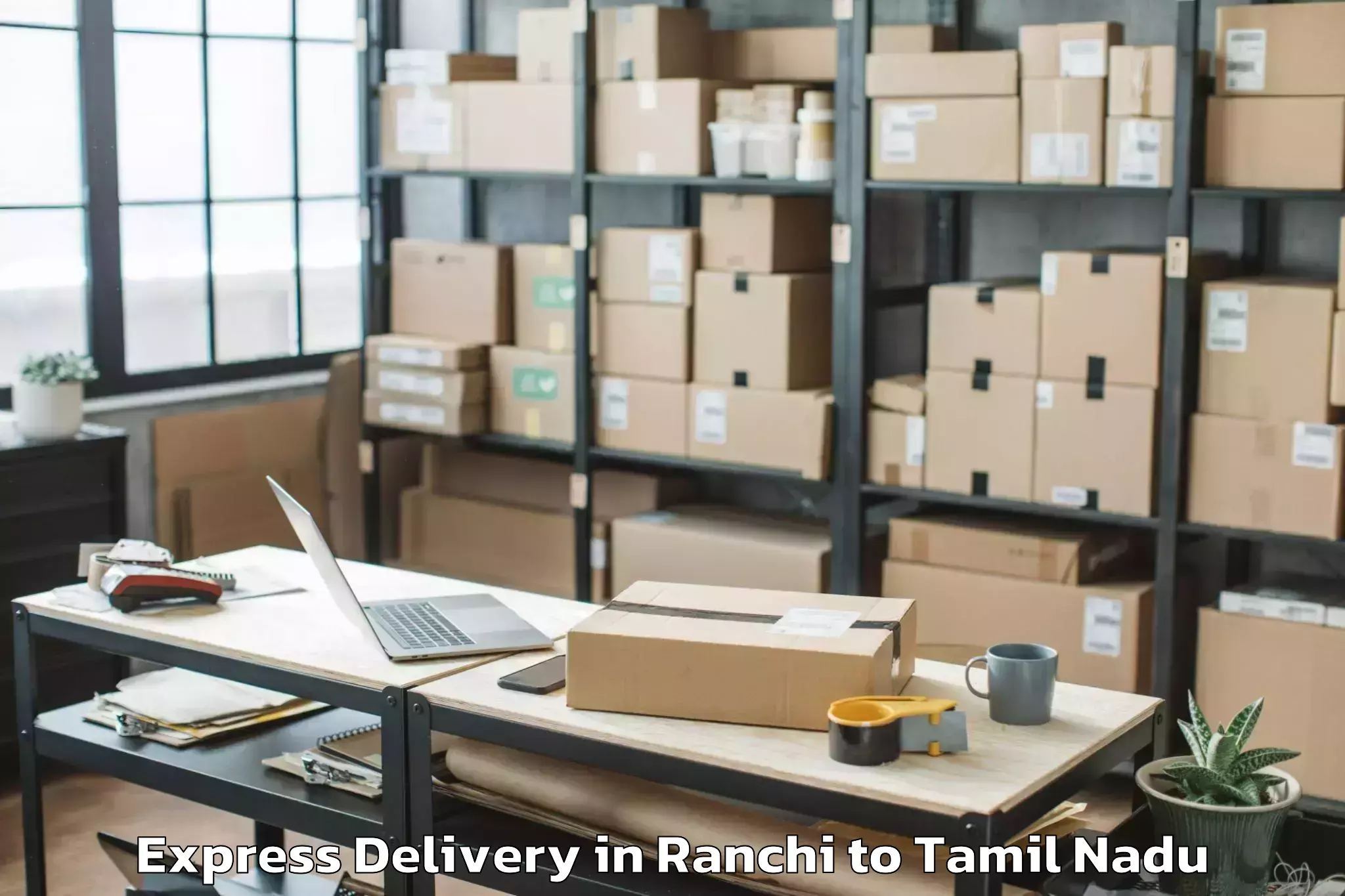 Get Ranchi to Bharathidasan University Tiruc Express Delivery